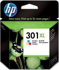 Hp tinta 301 xl tricolor 330 paginas aproximadamen