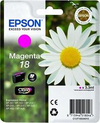 Epson tinta 18 magenta 180 paginas aproximadamente