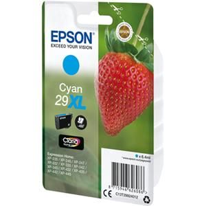 Epson tinta 29XL cian 450 paginas aproximadamente