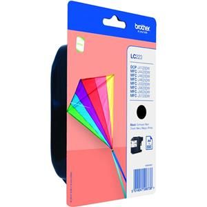 Brother tinta lc223bk negro 550 paginas aprox.