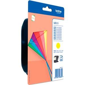 Brother tinta lc223c amarillo 550 paginas aprox.
