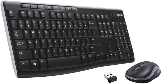Logitech teclado y raton mk270 inalambrico