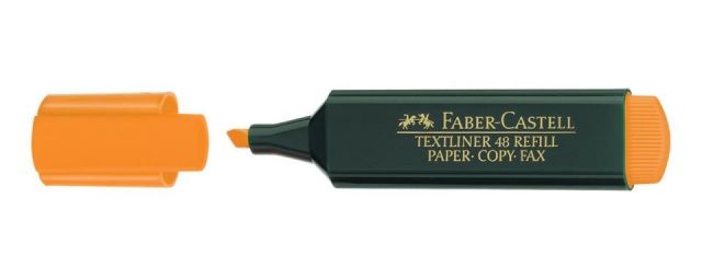 Faber-Castell marcador Fluorescente 1548 naranja