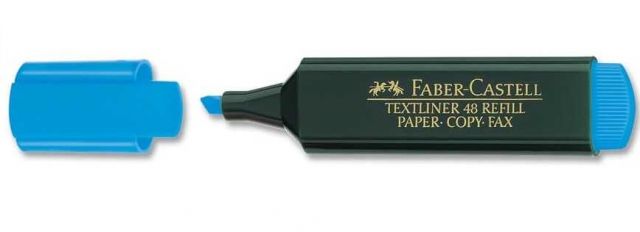 Faber-Castell marcador Fluorescente 1548 azul