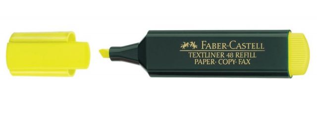 Faber-Castell marcador Fluorescente 1548 amarillo