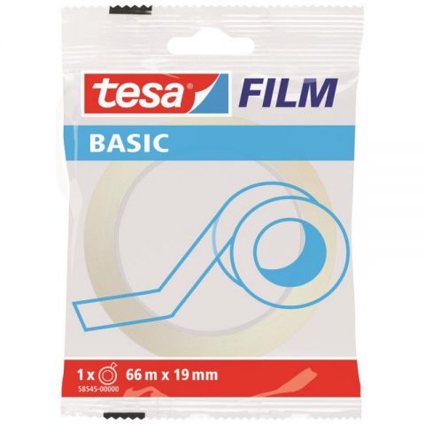 Tesa cinta Adhesiva 66x19mm Transparente