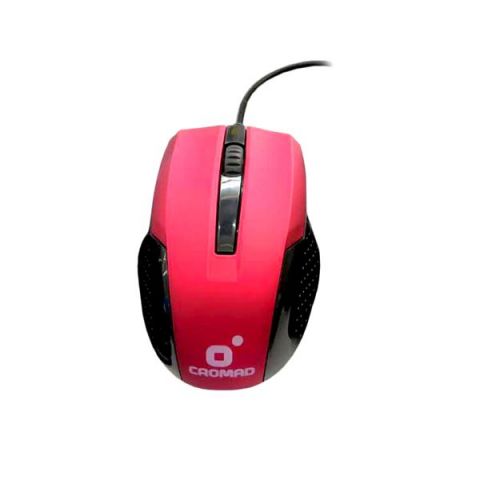 Cromad Ratón cable X53 Usb 2.0 rojo