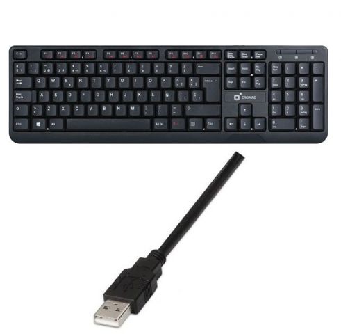 Cromad Teclado cable T50 Multimedia Usb 2.0 