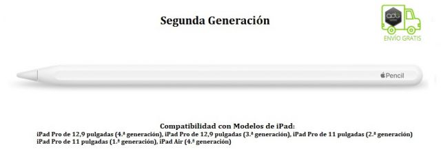 Apple Pencil Segunda Generación