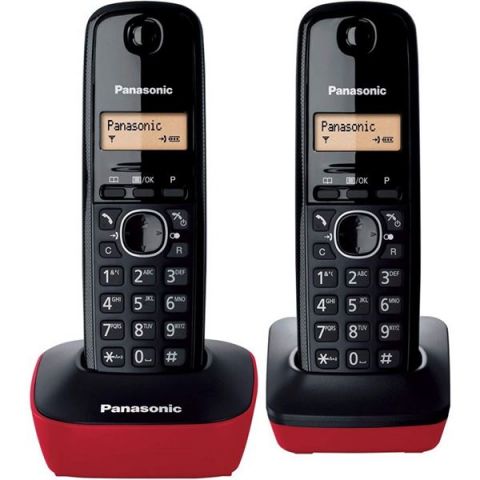Panasonic Teléfono Inalámbrico Duo KX-TG1612SPR