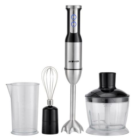 Muvip Batidora Mano Inox. 1.000W + Accesorios