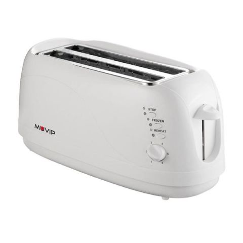 Muvip Tostadora de Pan 1.300W blanco 4 Rebanadas