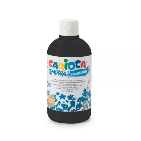 Carioca Tempera Negro 500ml
