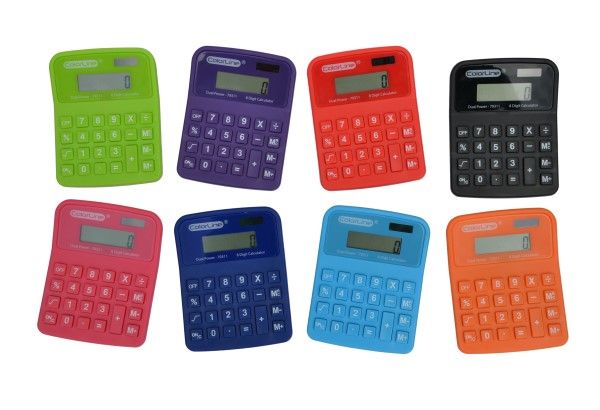 OfficeBox Calculadora Sobremesa 8 dígitos Colores 
