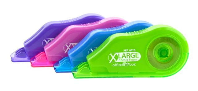 OfficeBox cinta Correctora XLarge 16 mts colores