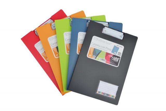 OfficeBox Carpeta Pinza superior Gris Oscuro A4