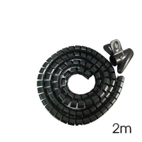 Cromad Esconde cables 2mts negro