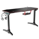 Muvip Mesa Gaming Pro800 XL Carbono luz RGB