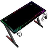 Muvip Mesa Gaming Pro200 Vidrio Blindado luz RGB