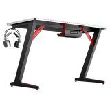 Muvip Mesa Gaming Pro200 Vidrio Blindado luz RGB