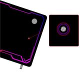 Muvip Mesa Gaming Pro200 Vidrio Blindado luz RGB