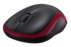 Logitech raton m185 Inalámbrico Receptor usb Rojo