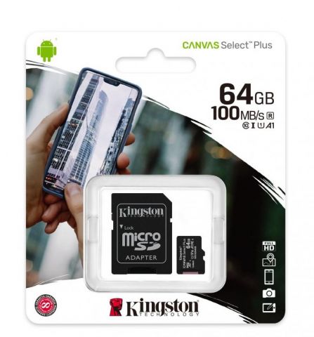 KIngston tarjeta Micro SD 64Gb Clase 10