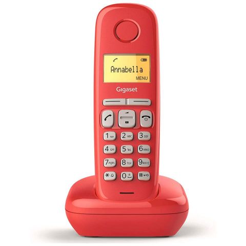 Gigaset Teléfono Inalámbrico A170 rojo