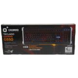 Cromad Teclado Gaming Usb G550 Aluminio + Led 