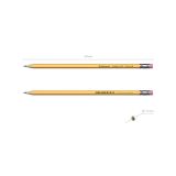 ErichKrause Lapiz Grafito con Goma Amber 101 HB