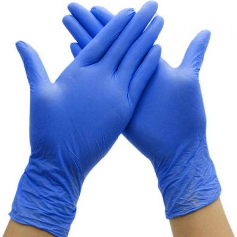 Guantes Nitrilo Azul Talla M 100und