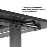 Cromad Mesa 140x60Cm Regulable Altura 70-117Cm