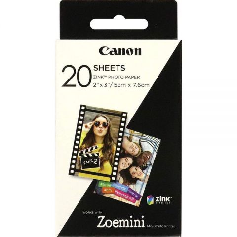Canon Papel ZoeMini 20 fotos ZP-2030