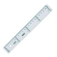 Safta Regla 20Cm Plástico Transparente Uso Escolar