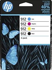 Hp Tinta 912 Serie 4 Colores Pack Ahorro