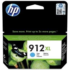 Hp Tinta 912XL Cian 825 Paginas Aproximadamente