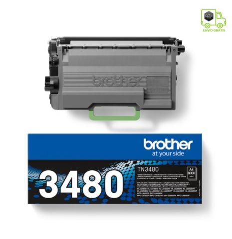 Brother Toner TN3480 Negro 8.000 paginas según iso