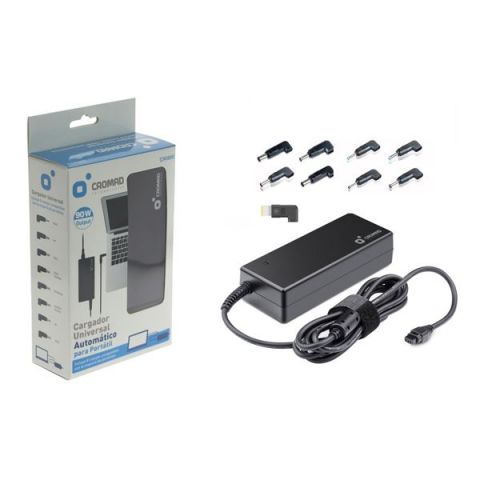 Cromad Cargador Universal Auto 90W 8 Puntas