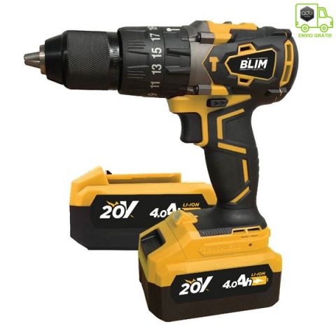 Blim Taladro Percutor S/C 20V 4Ah Batería