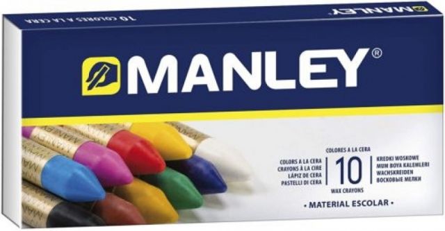 Manley Ceras Blandas 10 colores 