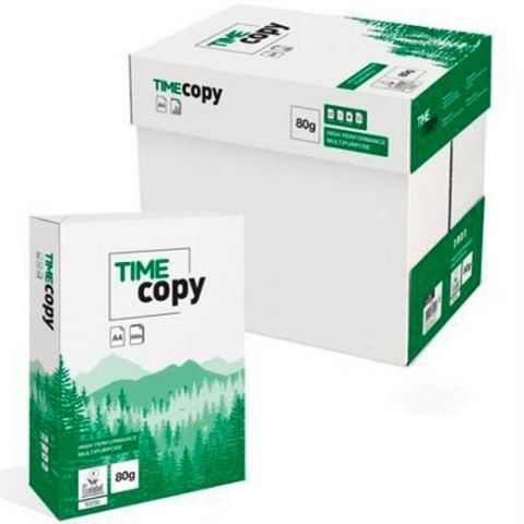 Papel Din A4 TimeCopy 80grs 500 hojas blanco