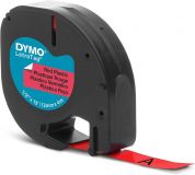 Dymo Cinta Rotular LetraTag Plástico 12mmx4m NG/RJ