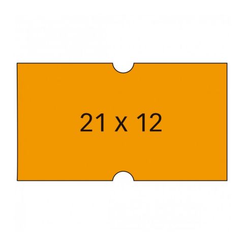 Apli 1000 Etiquetas 21x12MM R. Naranja 101566