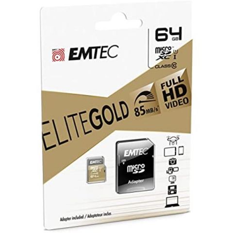 Emtec tarjeta Micro SD 64Gb Clase 10