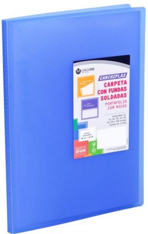 Carchivo Carpeta portafundas 10 Flex Azul