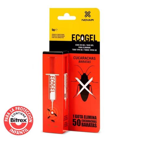 Ecogel Cucarachas 5 Gr. Jeringa