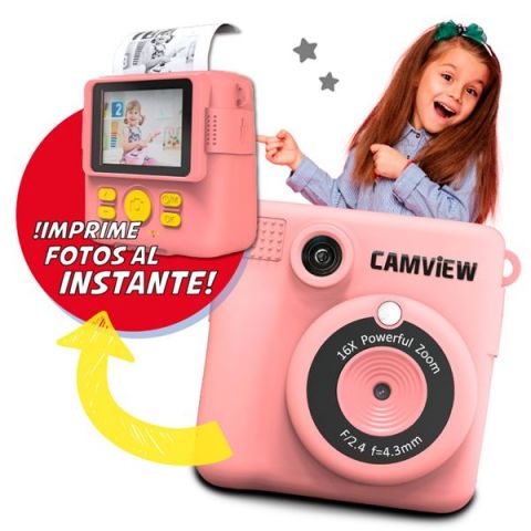 CamView Cámara Instantanea All in one Rosa