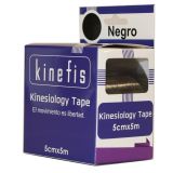 Kinefis Kinesiology Tape Negro 5 cm x 5 metros