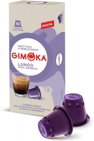 Gimoka 10 Cápsulas Café Lungo