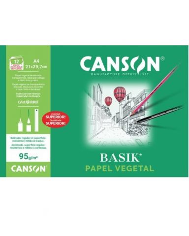 Guarro Pack 12 Hojas Papel Vegetal A4 95grs